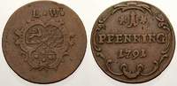 Löwenstein-Wertheim-Rochefort Cu Pfennig Dominik Constantin 1789-1806.