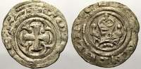 Pommern Denar Bogislaw II. und Kasimir II. 1187-1220.