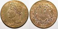 Frankreich-Kolonien 10 Centimes Charles X, 1824-1830.