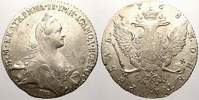 Russland Rubel Zarin Katharina II. 1762-1796.