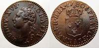 Frankreich Cu Liard a l'ecu Ludwig XVI. 1774-1793.