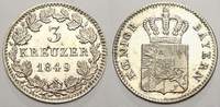 Bayern 3 Kreuzer Maximilian II. 1848-1864.