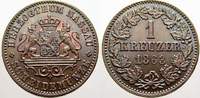 Nassau Cu 1 Kreuzer Adolph 1839-1866.