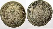 Schlesien-Liegnitz-Brieg 6 Kreuzer Luise von Anhalt, Regentin ab 1673.