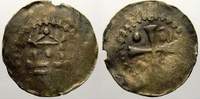 Worms, königliche und kaiserliche Münzstätte Pfennig Heinrich III. 1039-1056.