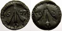 Pommern-Stralsund, Stadt Einseitiger Cu Pfennig Stadt 1510-2100.