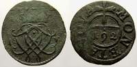 Mecklenburg-Schwerin 1/192 Taler (Dreiling) Friedrich Wilhelm 1692-1713.