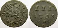 Mecklenburg-Rostock, Stadt Cu 3 Pfennig