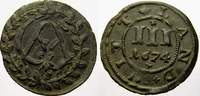 Mecklenburg-Güstrow Cu 3 Pfennig (Witten) Gustav Adolf 1636-1695.
