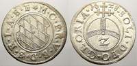 Bayern 2 Kreuzer (Halbbatzen) Maximilian I., als Kurfürst 1623-1651.