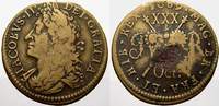 Irland Half Crown (Bronze) James II 1685-1691. -
