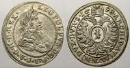 Schlesien-Der oberste Lehnsherr 1 Kreuzer Leopold 1658-1705.