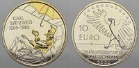 Deutschland 10 Euro (teilvergoldet) 2008 D Stempelglanz