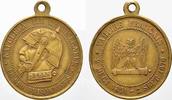 Frankreich Bronzemedaille 1870 Napoleon III. 1852-1870. Kl. Prüfspur am Rand, vorzüglich mit Originalhenkel