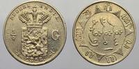 Niederlande-Niederländisch-Ostindien 1/4 Gulden 1898 Wilhelmina 1890-1948. Fast vorzüglich-vorzüglich