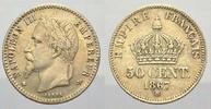 Frankreich 50 Centimes 1867 BB Napoleon III. 1852-1870. Fast vorzüglich von EA