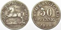 Braunschweig, Herzogtum 50 Pfennig (Eisen) Braunschweig, Herzogtum 1918-1920. -