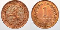 Niederlande 1 Cent 1878 Willem III. 1849-1890. Stempelglanz