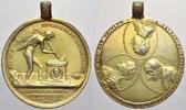 Brandenburg-Preußen Silbermedaille 1799 Friedrich Wilhelm III. 1797-1840. Selten. Vergoldet, getragenes Stück mit alter öse, sehr schön+