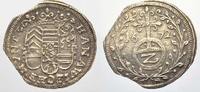 Hanau-Gesamthaus 2 Kreuzer Friedrich Casimir 1641-1685. -