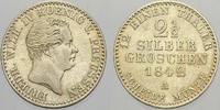 Brandenburg-Preußen 2 1/2 Silbergroschen Friedrich Wilhelm IV. 1840-1861. -