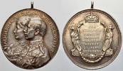 Brandenburg-Preußen Silbermedaille 1906 Wilhelm II. 1888-1918. Mit Trageöse. Sehr schön