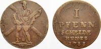 Braunschweig-Calenberg-Hannover Ausbeute Cu Pfennig Georg III. 1760-1820. -
