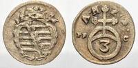 Sachsen-Coburg Dreier Albrecht III. 1680-1699. -