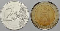 Vatikan 2 Euro (Platin- und Farbveredelung) 2013 unzirkuliert