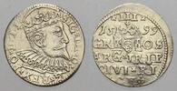 Riga, Stadt 3 Gröscher 1 Sigismund III. 1587-1632. -