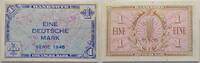 Die Deutschen Banknoten ab 1871 1 Deutsche Mark 1948 Bank deutscher Länder 1948-1949. Sehr selten in dieser Erhaltung. I