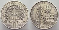 Polen-Republik 1990 bis Heute 20 Zloty (Lodz) Republik Polen seit 1990. -