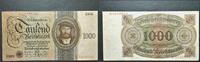 Die Deutschen Banknoten ab 1871 1000 Reichsmark 30.08.1924 Deutsche Reichsbank 1924-1945. I / II