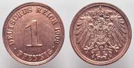 Kleinmünzen Cu Pfennig 1909 A Stempelglanz
