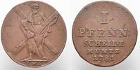 Braunschweig-Calenberg-Hannover Ausbeute Cu Pfennig Georg III. 1760-1820. -