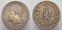 1 Krone 1892 Norwegen Oskar II. 1872-1905. Sehr schön+ mit schöner Patina