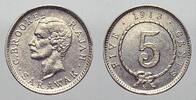 Malaysia 5 Cent 1913 H Britische Kronkolonie 1867-1946. Kl. Schrötlingsfehler. Vorzüglich