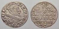 Polen 3 Gröscher 1 1622 Sigismund III. 1587-1632. Sehr schön-vorzüglich