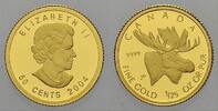 Kanada 50 Cent (Gold) 2004 Elizabeth II. seit 1952. Polierte Platte