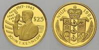 Niue 25 Dollars (Gold) 1994 Elizabeth II. seit 1952. Polierte Platte