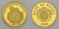 5 Dollars 2008 Republik Nauru seit 1968. Polierte Platte