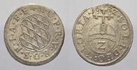 Bayern 2 Kreuzer (Halbbatzen) 1632 Maximilian I., als Kurfürst 1623-1651. Sehr schön-vorzüglich