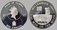 Sambia 1000 Kwacha 1999 Republik seit 1964. Polierte Platte
