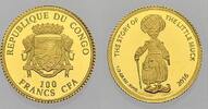 Kongo 100 Francs 2016 Republik seit 1992. Polierte Platte