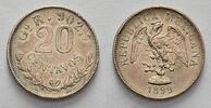 Mexiko 20 Centavos 1899 Republik. Vorzüglich