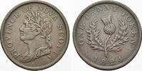 Kanada Cu One Penny Token Province Nova Scotia -