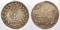 Braunschweig-Lüneburg-Celle 1/16 Taler Christian Ludwig 1648-1665. -
