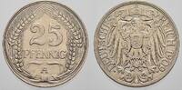 Kleinmünzen 25 Pfennig 1909 A Vorzüglich