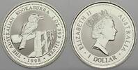 Australien 1 Dollar (Kookaburra) 1998 Elizabeth II. seit 1952. Stempelglanz