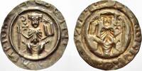 Kempten, Abtei Brakteat um 1210 Rudolf II. bis Heinrich III., 1208-1224.. Sehr schön-vorzüglich mit schöner Patina
